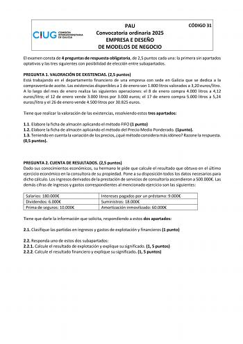 Examen de Empresa y Diseño de Modelos de Negocio (ABAU de 2025)