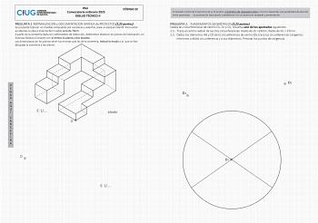 Examen de Dibujo Técnico II (ABAU de 2025)