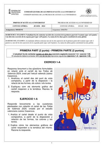 Examen de Diseño (PAU de 2024)