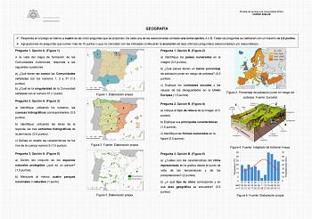 Examen de Geografía (EBAU de 2025)