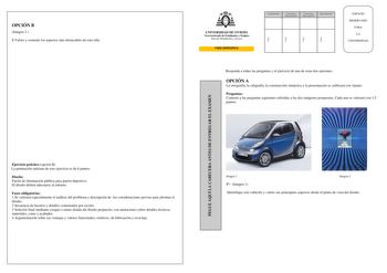 Examen de Diseño (PAU de 2012)