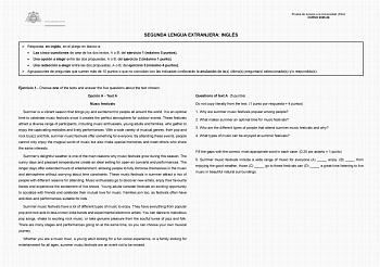 Inglés – EBAU Asturias (2026)