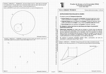 Dibujo Técnico II – EBAU Extremadura (2026)
