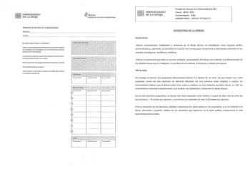 Examen de Dibujo Técnico II (PAU de 2013)