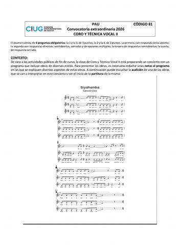 Coro y Técnica Vocal – ABAU Galicia (2026)