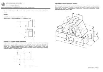 Examen de Dibujo Técnico II (PAU de 2010)