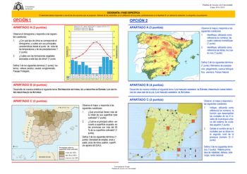 Examen de Geografía (PAU de 2012)