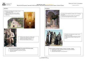 Examen de Historia del Arte (PAU de 2011)