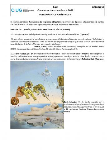 Fundamentos Artísticos – ABAU Galicia (2026)