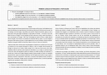 Portugués – EBAU Asturias (2026)