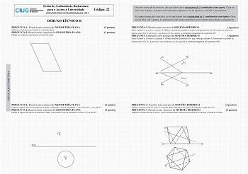 Examen de Dibujo Técnico II (ABAU de 2021)