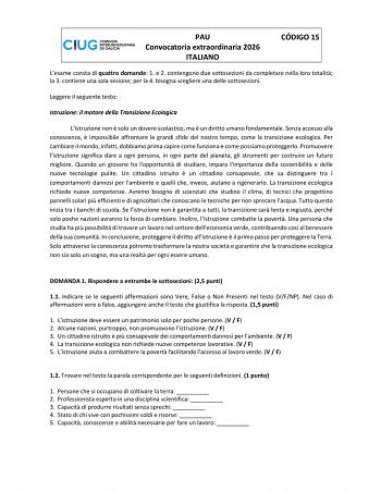 Italiano – ABAU Galicia (2026)