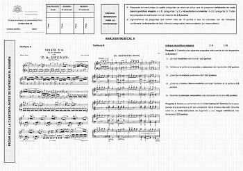 Examen de Análisis Musical (EBAU de 2025)