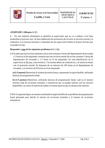 Matemáticas Aplicadas a las Ciencias Sociales – EBAU Castilla y León (2026)