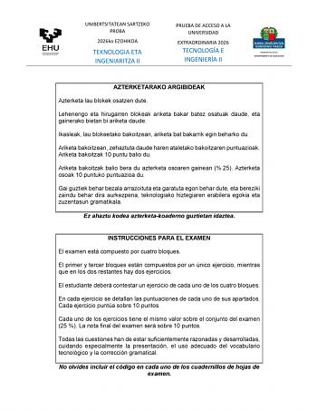 Tecnología e Ingeniería – EAU País Vasco (2026)