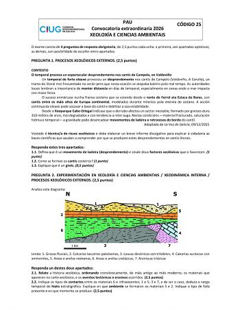 Geología y Ciencias Ambientales – ABAU Galicia (2026)