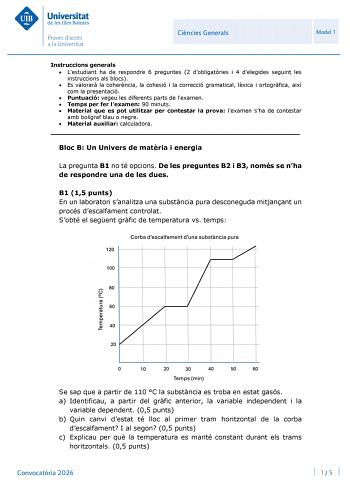 Ciencias Generales – PBAU Islas Baleares (2026)