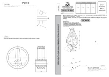 Examen de Dibujo Técnico II (PAU de 2010)