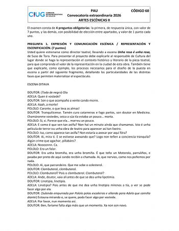 Artes Escénicas – ABAU Galicia (2026)