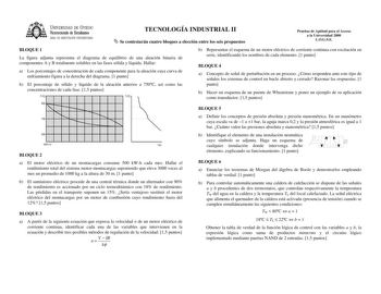 Examen de Tecnología Industrial (selectividad de 2000)