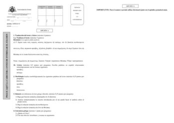 Examen de Griego (EBAU de 2019)