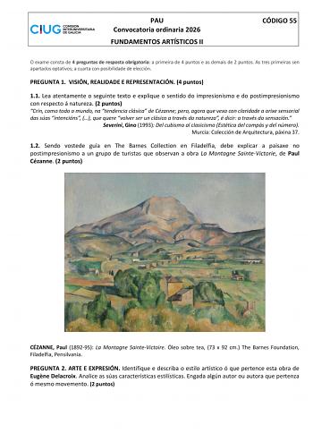 Fundamentos Artísticos – ABAU Galicia (2026)