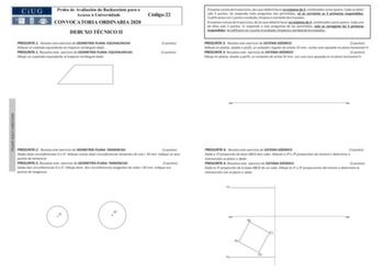 Examen de Dibujo Técnico II (ABAU de 2020)